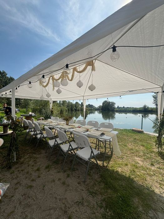 Wynajem namiotów, krzeseł, stolików