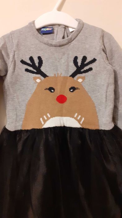 Sukienka z tiulem świąteczna rozmiar 86