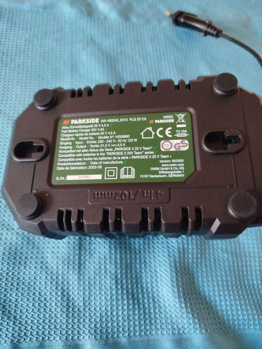 Ładowarka Parkside PLG 20 C3 20V 4,5 A