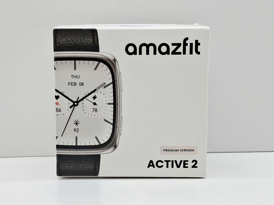 Smartwatch Amazfit Active 2 Square czarny - dwa paski