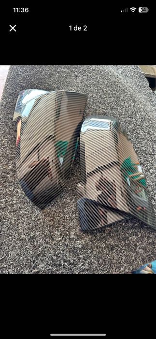 Capas Espelhos BMW Série F (tipo carbono)