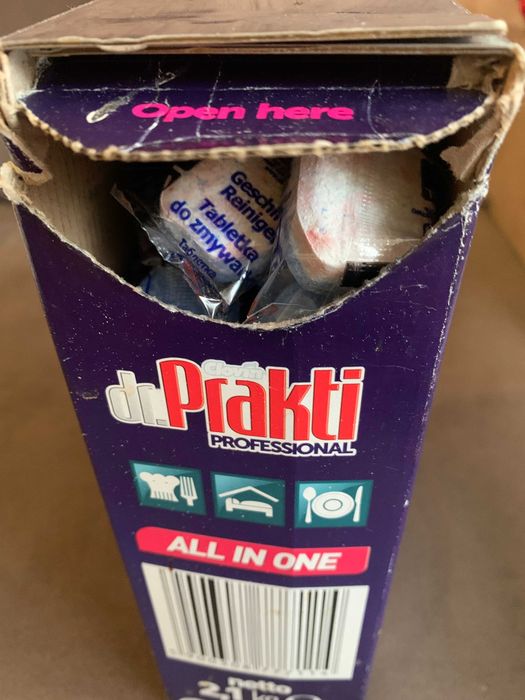 Капсулы для посудомойки dr. Prakti Professional 91 шт ( 1,9кг)