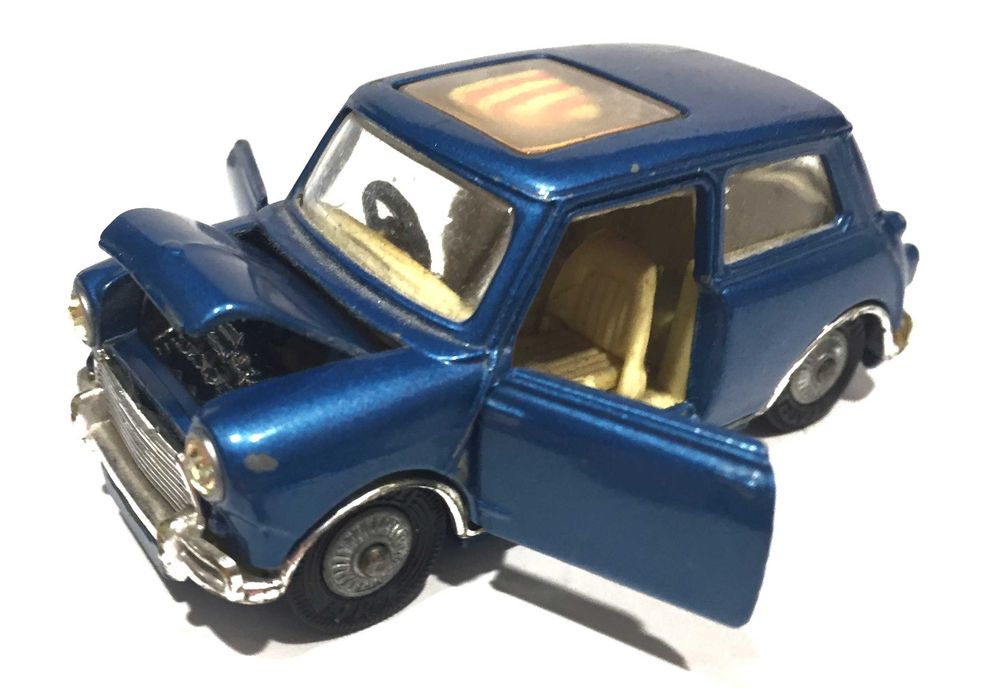 Corgi Toys BMC Mini Cooper S - azul metálico 1:43