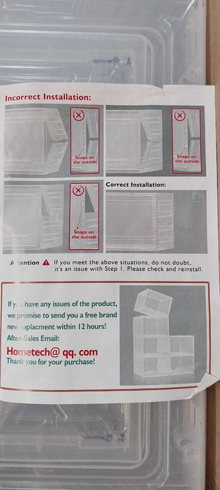 Pudełka, pojemniki na buty, zamykane 9 szt.