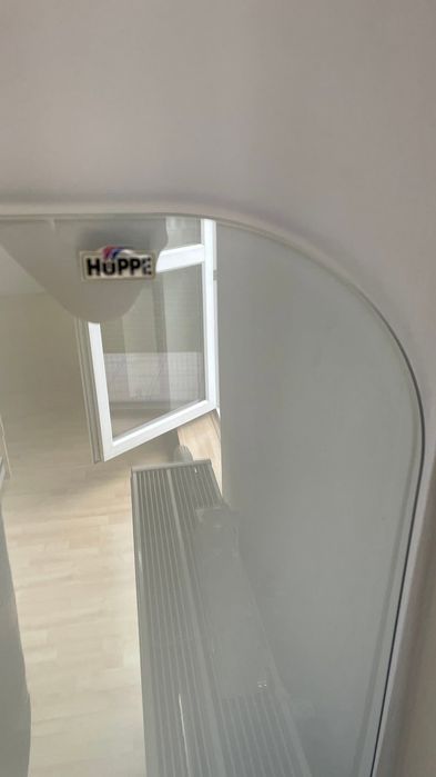 Parawan nawannowy Hüppe / Huppe 68x132 cm – szkło hartowane / ruchomy
