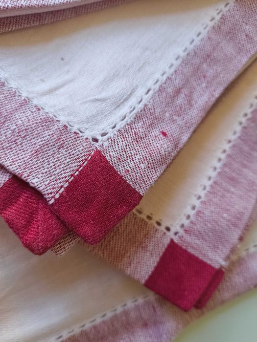 Lote 6 Guardanapos de Linho NOVOS