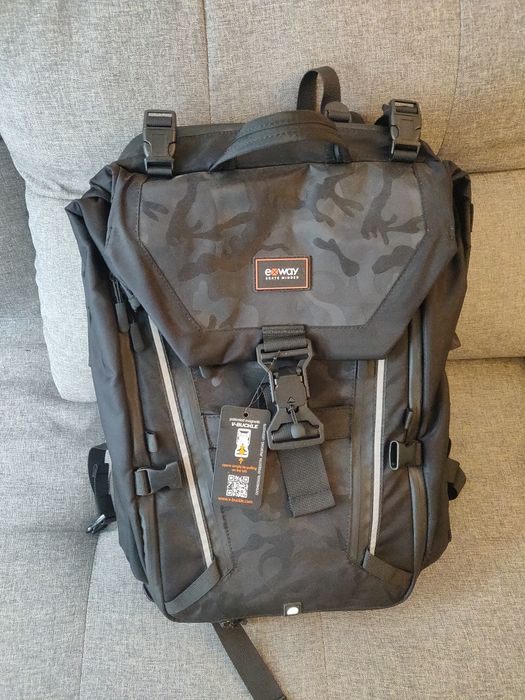 Plecak longboard deskorolka NOWY elektryczna Exway Black CAMO na motor