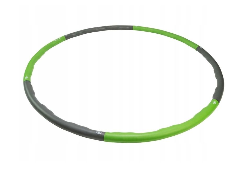 Hula Hop Z Pianki Z Wypustkami 96Cm Zielono Szare