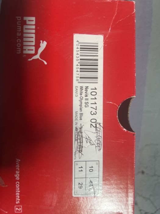 Buty korki Puma rozm. 44,5