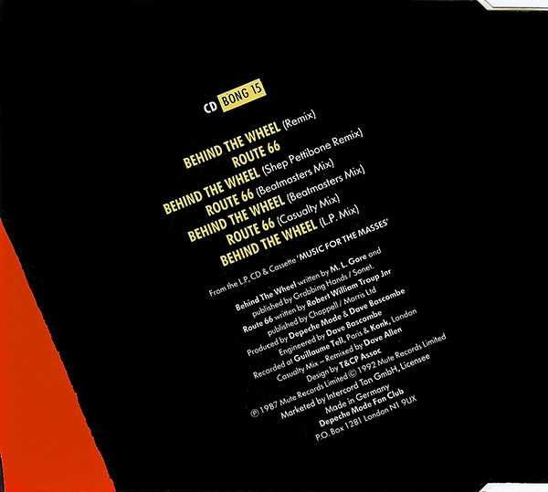 Depeche Mode – Behind The Wheel (Remix) CD