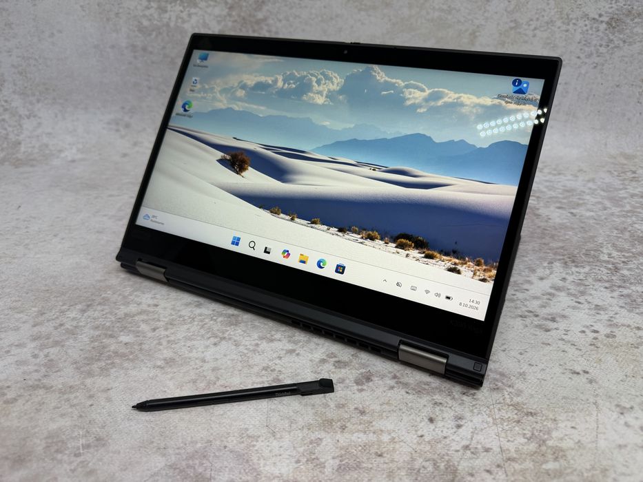 Lenovo ThinkPad X390 Yoga / i7-8665U 4.8GHz / 16GB RAM / UHD 620 / SSD 512 GB / 13.3" FHD Dotyk / Windows 11 Pro