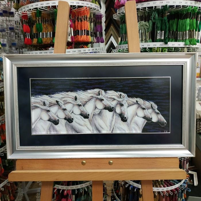 Вишита картина "Біг часу"