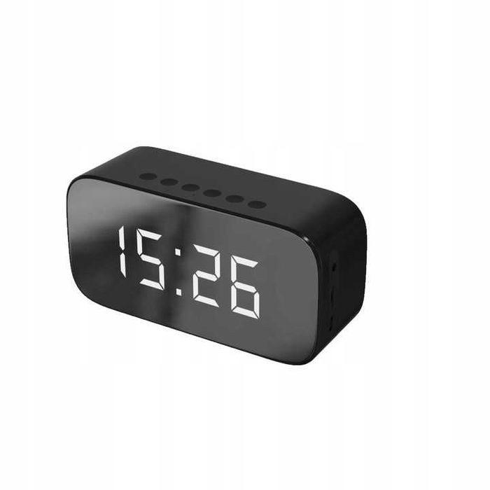 Budzik z radiem Bluetooth 3W lustrzany cyfrowy