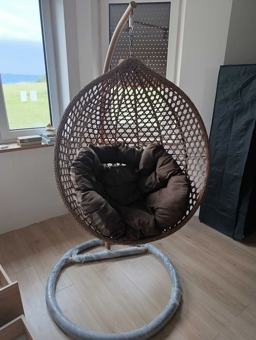 Fotel wiszący jajo kokon nowy