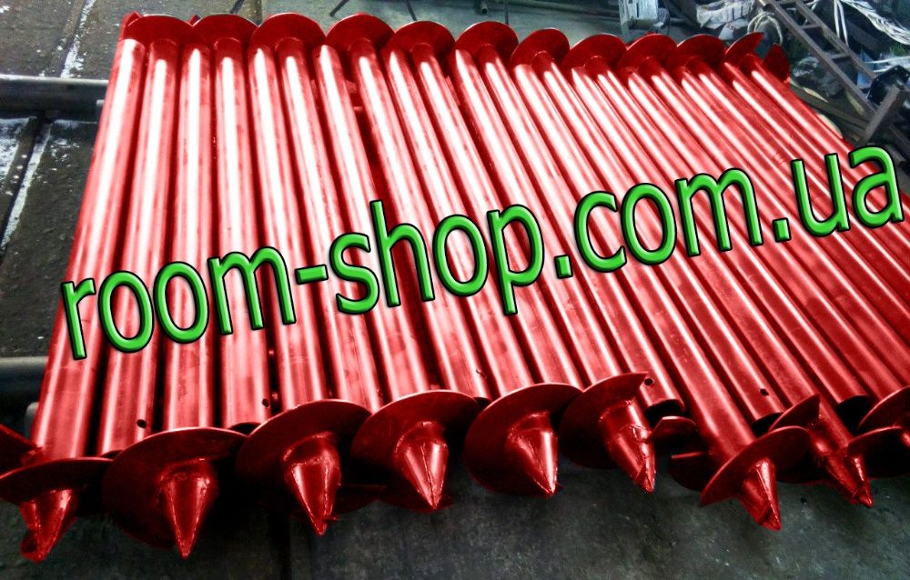 Геошурупы, сваи винтовые, многовинтковые, БЗС, изготовление, монтаж