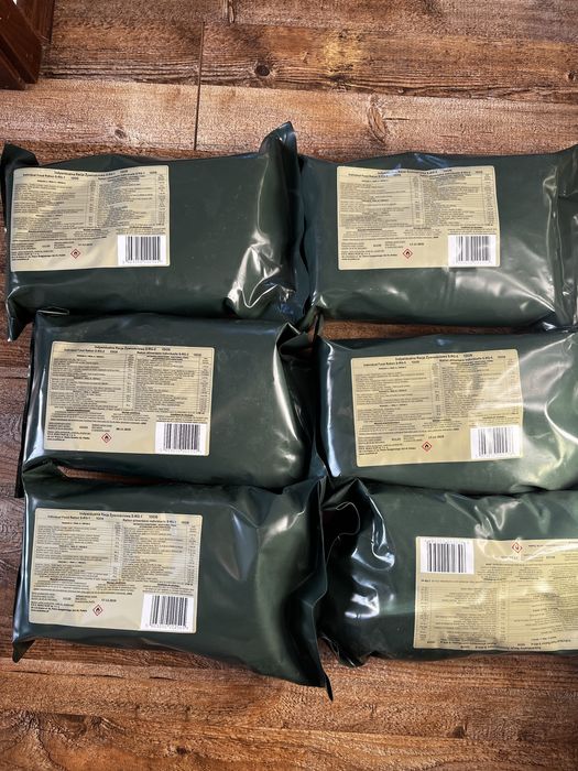 Wojskowe racje żywnościowe eski duże 8 szt.