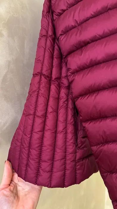 Легка коротка куртка MANGO бордова бордовая легкая деми весна весняна