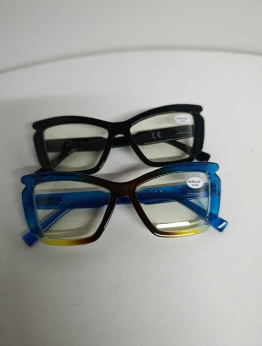 Okulary do komputera z filtrem niebiskim  2 szt + 0
