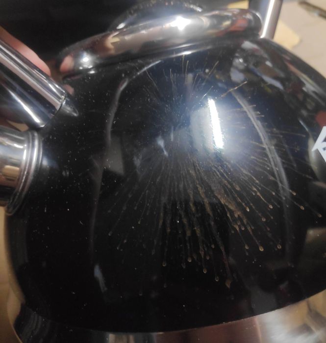 Czajnik 3L czarny splash indukcja gaz