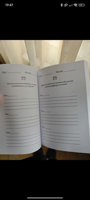 Diário journaling 3 anos