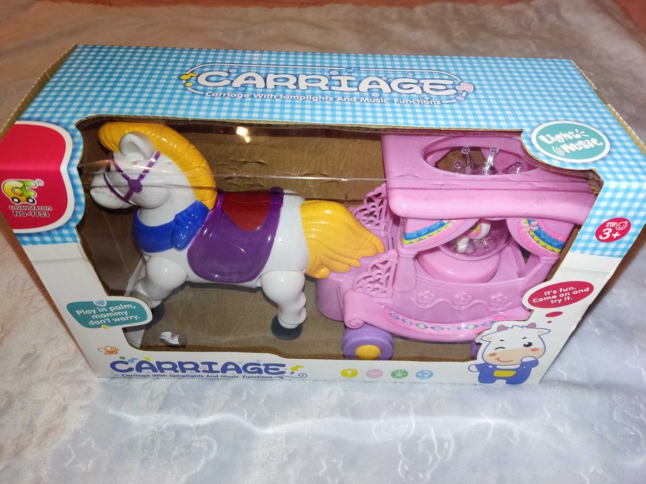 New Carriage (with automatic rotation, music, and lights)64739005666819120