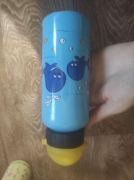 Бутылка детская алюминиевая фляга пляшка