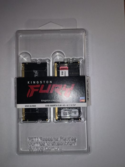 Kingston Fury Impact DDR5 32GB (2x16GB) 5600MHz SO-DIMM