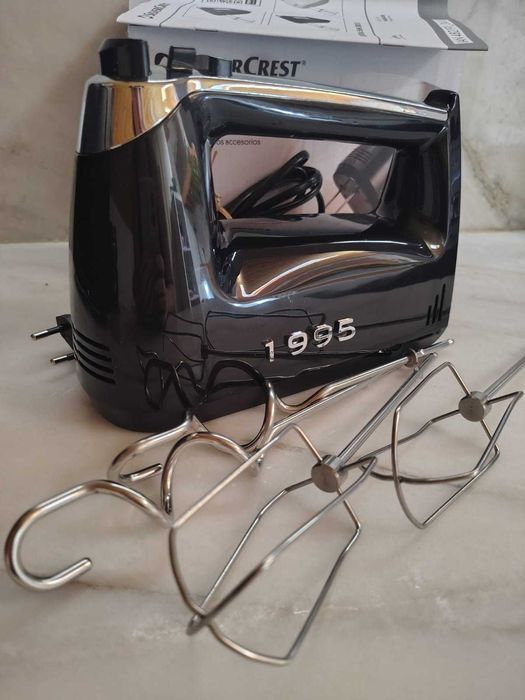 Batedeira Portátil SilverCrest Preta Nova