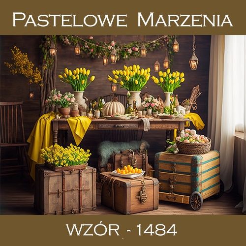 Tło materiałowe - pastelowe marzenia