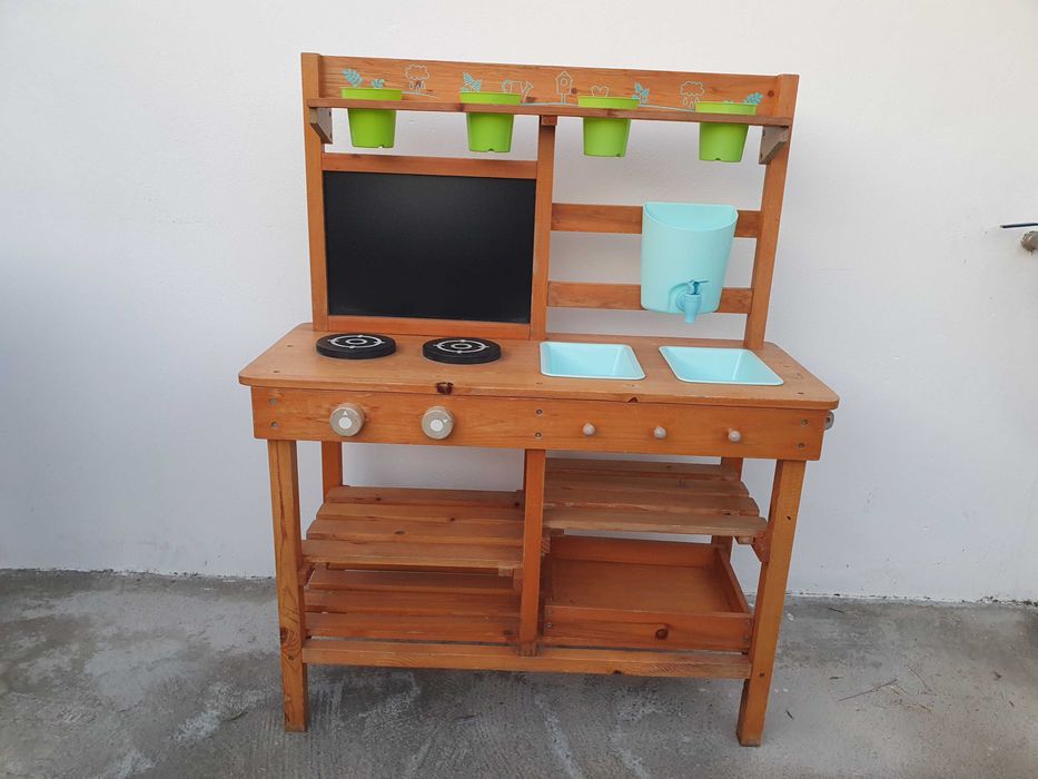 Cozinha criança de madeira