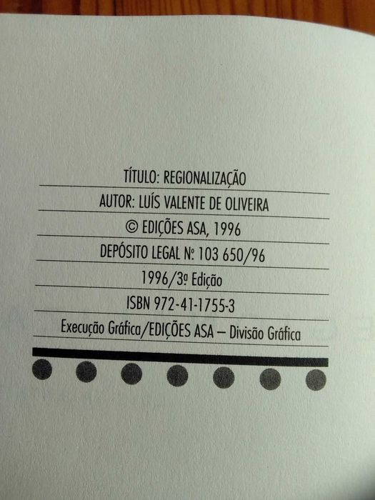 Livro - Regionalização