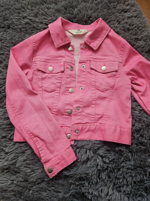 Kurtka dżinsowa r.128 h&m