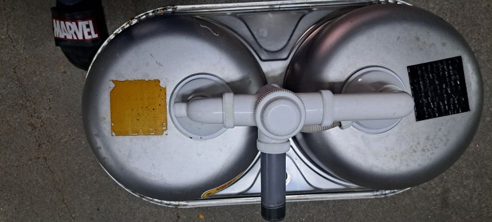 Banca inox duas copas