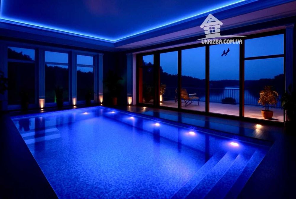 Дом 800 кв. VIP уровня. На берегу озера. Бассейн, джакузи, генератор