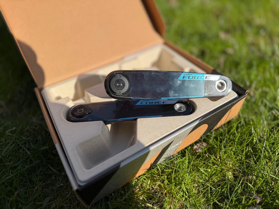 Korba SRAM Force AXS E1 pomiar mocy (same ramiona) 172,5mm