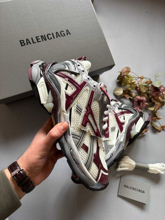 !SALE! Balenciaga Runner White Red 36 37 38 39 40 41 42 43 44 45 46 баленсіага