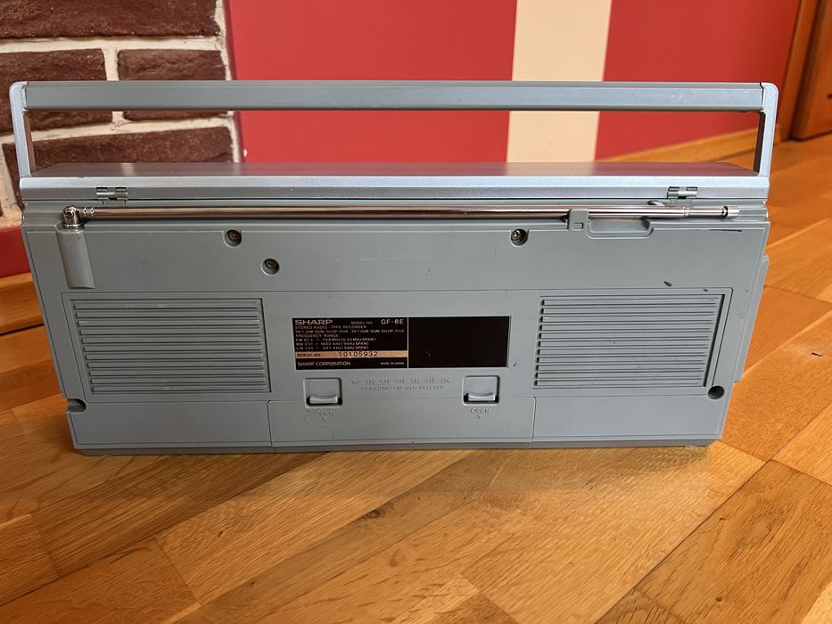 Рідкісна ретро магнітола Sharp GF-8E (Made in Japan, 1980)