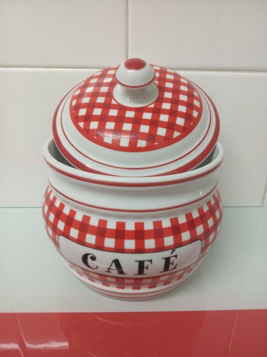 4 POTES de Porcelana