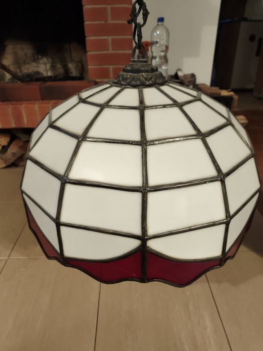 Lampa witrażowa wisząca