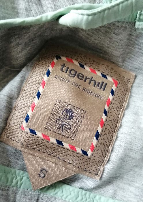 Swietna wiosenna kurteczka Tigerhill, miętowa roz. S-M