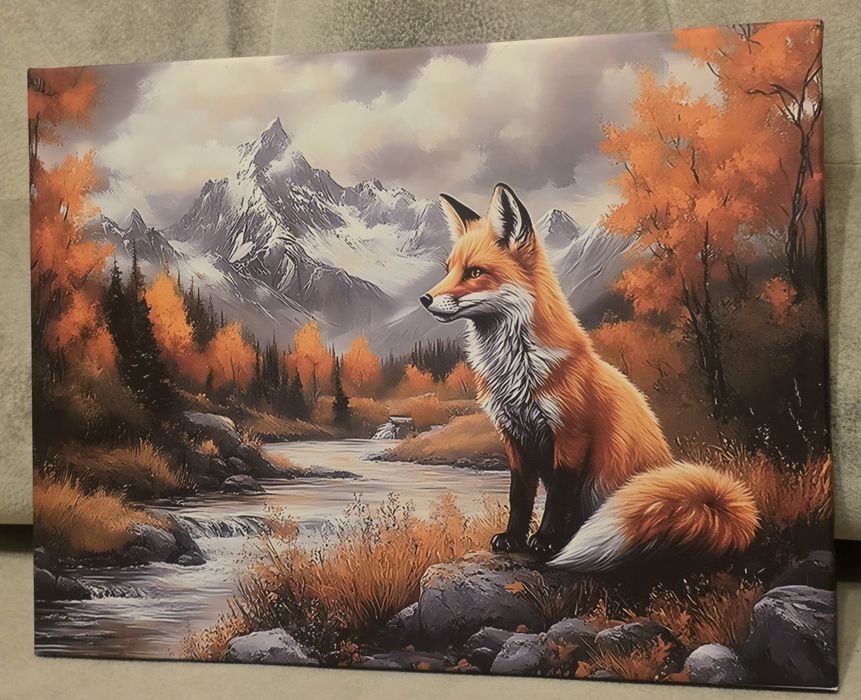 Obraz myśliwski LIS Vulpes vulpes L.