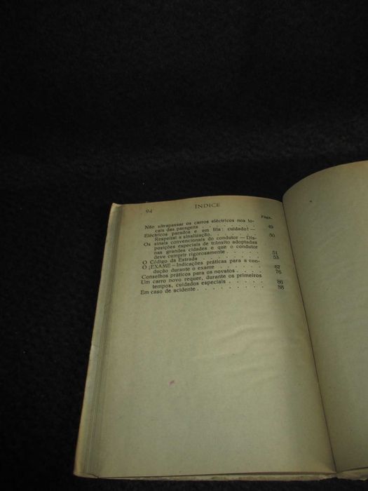 Livro Como se conduz um Automóvel Charles Gouraud 1951