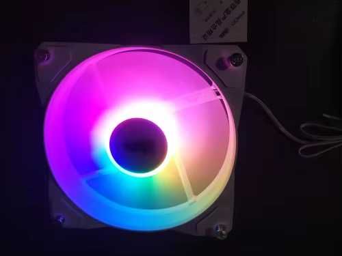 Wentylator 120mm LED rgb 12cm obudowa komputer chłodzenie mam 3 sztuki