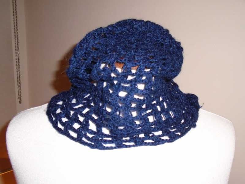 Gorro/chapéu em malha de rede