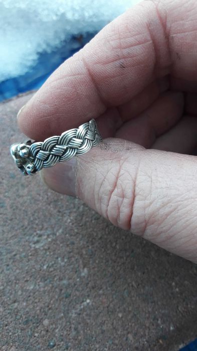 sygnet ss niemiecki czaszka srebro 800