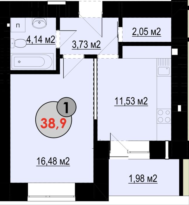 Продам 1 кім кв . Готовий будинок.