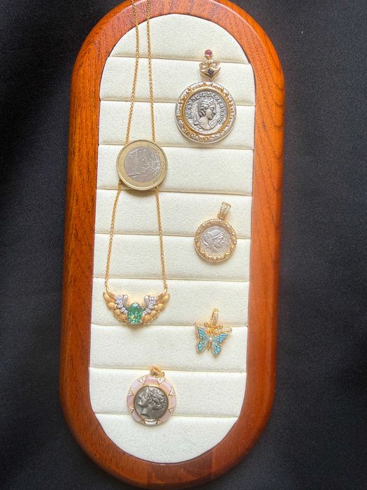 Pendentes em Prata 925 - Estilo Vintage e Moeda Antiga | Sterling Silver Pendants