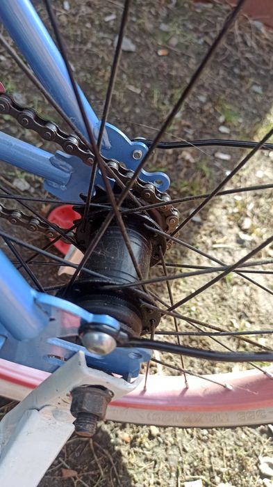 Велосипед TILLY Cruiser 18' T-21837 Голубой/Розовый с н