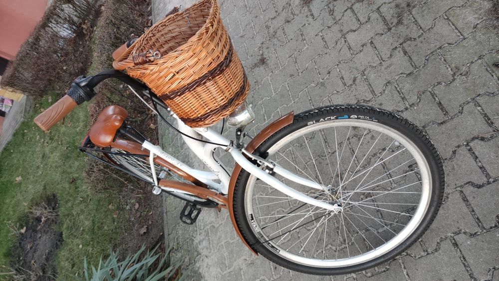 Rower damski damka GOETZE 28" biały, przerzutki nexus Leszno • OLX.pl