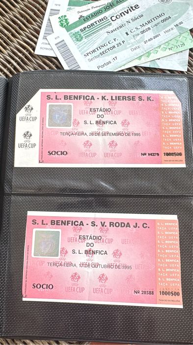 Vendo Bilhetes de futebol e concertos
